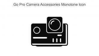 Go Pro Camera Accessories Monotone Icon In Powerpoint Pptx Png And Editable Eps Format