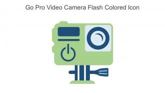 Go Pro Video Camera Flash Colored Icon In Powerpoint Pptx Png And Editable Eps Format
