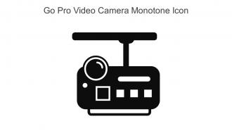 Go Pro Video Camera Monotone Icon In Powerpoint Pptx Png And Editable Eps Format