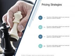 Go to market product strategy pricing strategies ppt template