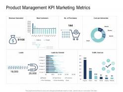 Go to market product strategy product management kpi marketing metrics ppt icons
