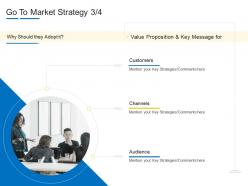 Go to market strategy channels product channel segmentation ppt information