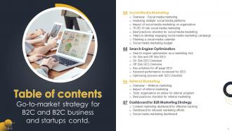 Go To Market Strategy For B2C And B2C Business And Startups Powerpoint Presentation Slides Strategy CD V