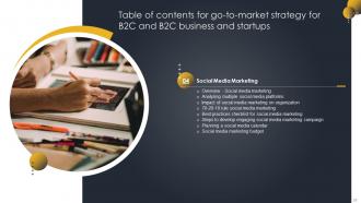 Go To Market Strategy For B2C And B2C Business And Startups Powerpoint Presentation Slides Strategy CD