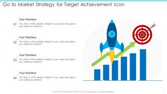 Go To Market Strategy For Target Achievement Icon