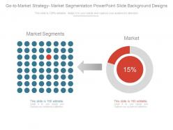 Go to market strategy market segmentation powerpoint slide background designs