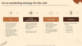 Go To Marketing Strategy For The Cafe Planning A Coffee Shop Business BP SS
