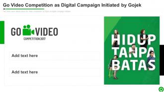 Go Video Competition As Digital Campaign GOJEK Investor Funding Elevator Pitch Deck