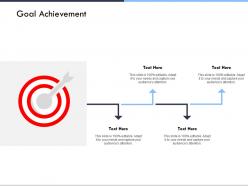 Goal achievement arrows success ppt powerpoint presentation ideas background designs