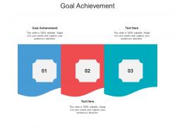 Goal achievement ppt powerpoint presentation styles format cpb