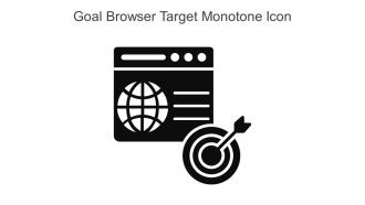 Goal Browser Target Monotone Icon In Powerpoint Pptx Png And Editable Eps Format