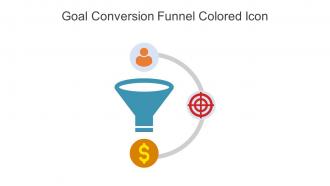 Goal Conversion Funnel Colored Icon In Powerpoint Pptx Png And Editable Eps Format
