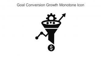 Goal Conversion Growth Monotone Icon In Powerpoint Pptx Png And Editable Eps Format