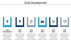 Goal development ppt powerpoint presentation gallery graphics download cpb