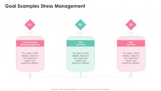 Goal Examples Stress Management In Powerpoint And Google Slides Cpb