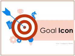 Goal icon business solution achievement target objectives
