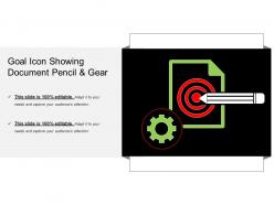 Goal icon showing document pencil and gear