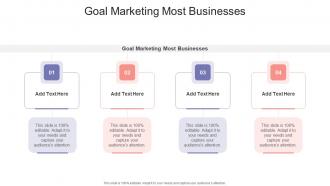 Goal Marketing Most Businesses In Powerpoint And Google Slides Cpb