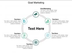 Goal marketing ppt powerpoint presentation ideas background designs cpb