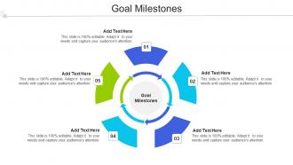 Goal Milestones Ppt Powerpoint Presentation Ideas Graphic Tips Cpb