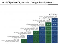 Goal objective organization design social network decision making
