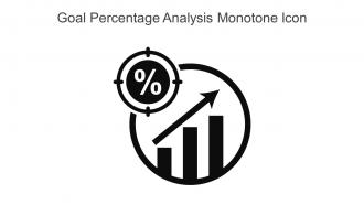 Goal Percentage Analysis Monotone Icon In Powerpoint Pptx Png And Editable Eps Format