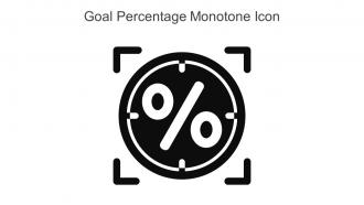 Goal Percentage Monotone Icon In Powerpoint Pptx Png And Editable Eps Format