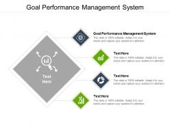 Goal performance management system ppt powerpoint presentation infographics designs cpb