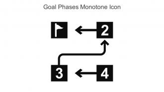 Goal Phases Monotone Icon In Powerpoint Pptx Png And Editable Eps Format