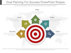 Goal planning for success powerpoint shapes