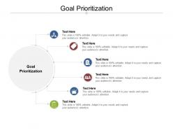 Goal prioritization ppt powerpoint presentation infographics skills cpb