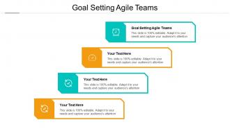 Goal setting agile teams ppt powerpoint presentation summary slide portrait cpb