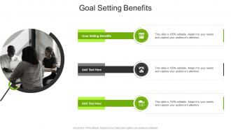Goal Setting Benefits In Powerpoint And Google Slides Cpb