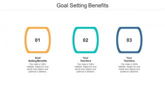 Goal setting benefits ppt powerpoint presentation inspiration format cpb