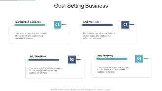 Goal Setting Business In Powerpoint And Google Slides Cpb