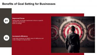 Goal Setting Businesses powerpoint presentation and google slides ICP Compatible Content Ready