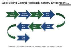 Goal setting control feedback industry environment portfolio management