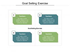 Goal setting exercise ppt powerpoint presentation file vector cpb
