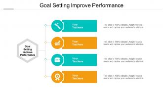 Goal setting improve performance ppt powerpoint presentation ideas inspiration cpb