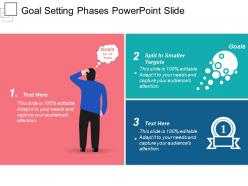 Goal setting phases powerpoint slide