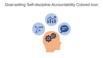 Goal Setting Self Discipline Accountability Colored Icon In Powerpoint Pptx Png And Editable Eps Format