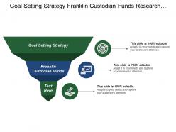 Goal Setting Strategy Franklin Custodian Funds Research Management