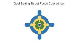 Goal Setting Target Focus Colored Icon In Powerpoint Pptx Png And Editable Eps Format