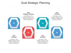 Goal strategic planning ppt powerpoint presentation outline maker cpb