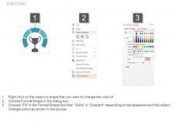 Goal success achievement percentage diagram powerpoint slides