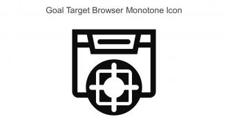 Goal Target Browser Monotone Icon In Powerpoint Pptx Png And Editable Eps Format