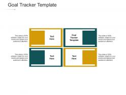 Goal tracker template ppt powerpoint presentation infographics slide download cpb