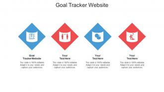 Goal tracker website ppt powerpoint presentation file deck cpb