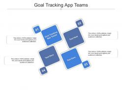 Goal tracking app teams ppt powerpoint presentation layouts design inspiration cpb