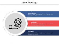 Goal tracking ppt powerpoint presentation ideas files cpb
